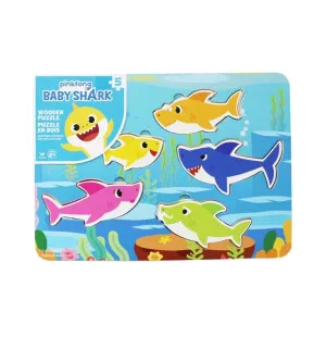 Baby shark wood pussel kuva