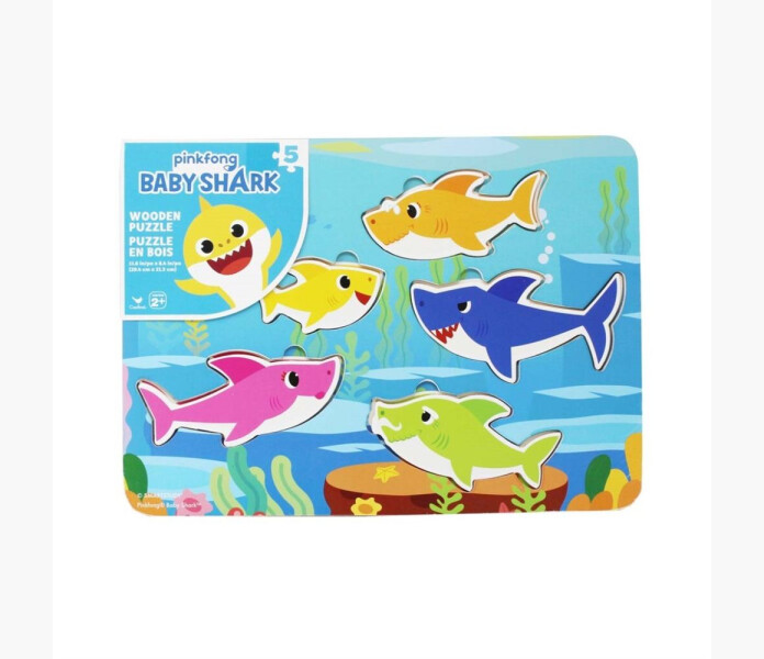 Baby shark wood pussel kuva