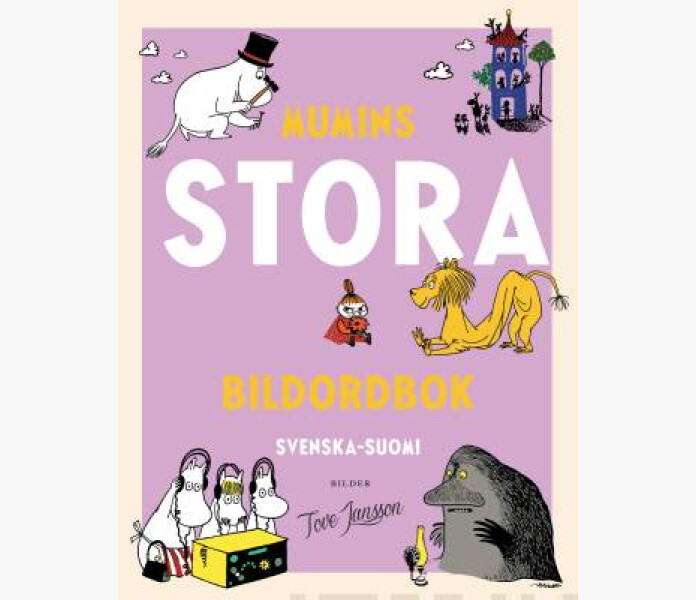 Mumins stora bildordbok sve fi. Katja Bargum 2023. image