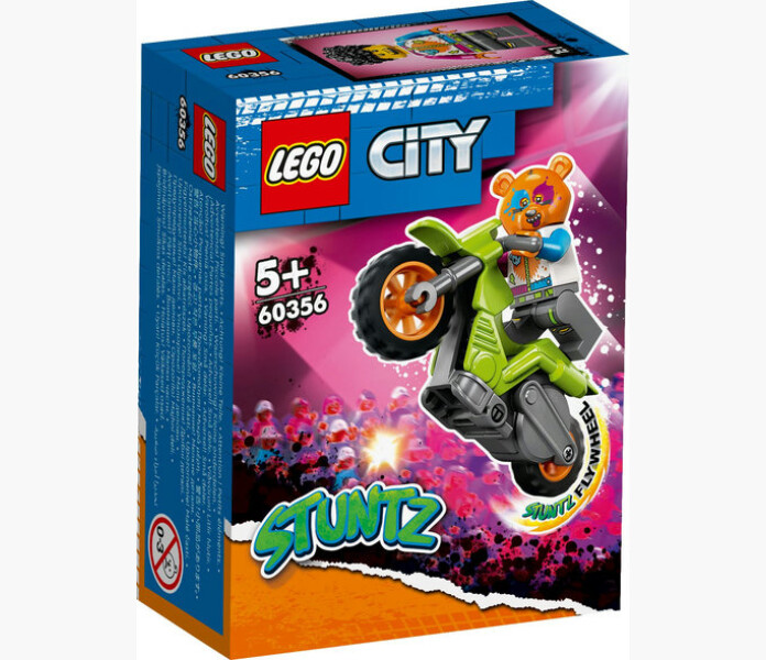 Lego City Stuntcykel med bjorn 5+ image