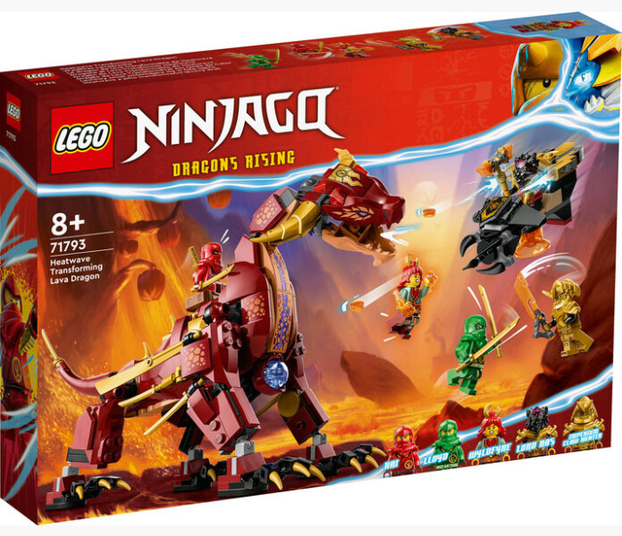 Lego Ninjago Heatwaves omvandlingsbara lavadrake image