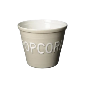 Bruka Design Popcornskål havre med vit text image