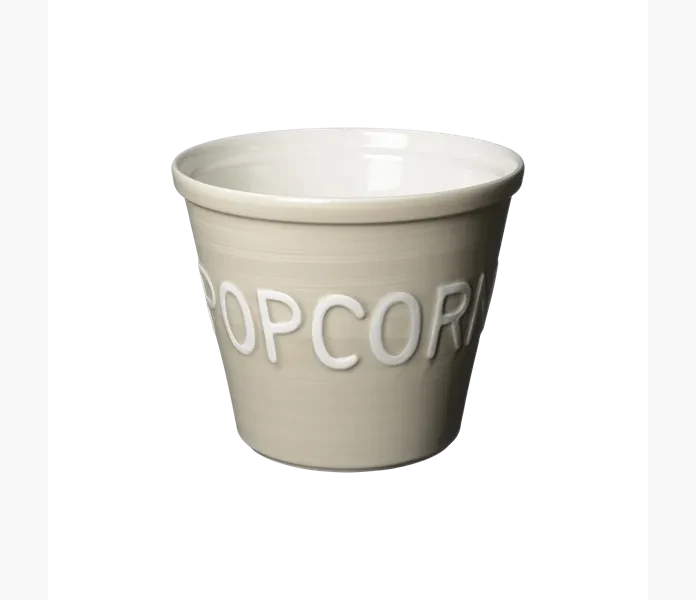Popcornskal Havre m vit text image