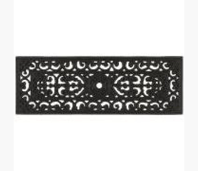 IBLaursen Dorrmatta svart filigran smal 25x75cm kuva