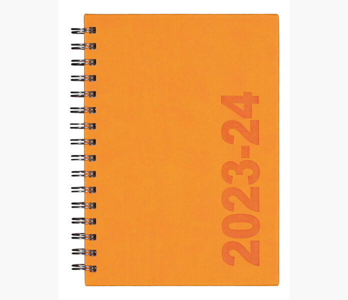 Lasarskalender 23 24 festival orange A5 kuva