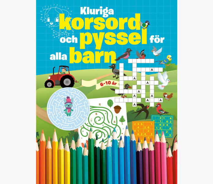 Kluriga korsord och pyssel for alla barn image