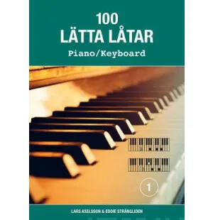100 lätta låtar piano/keyboard 1 image