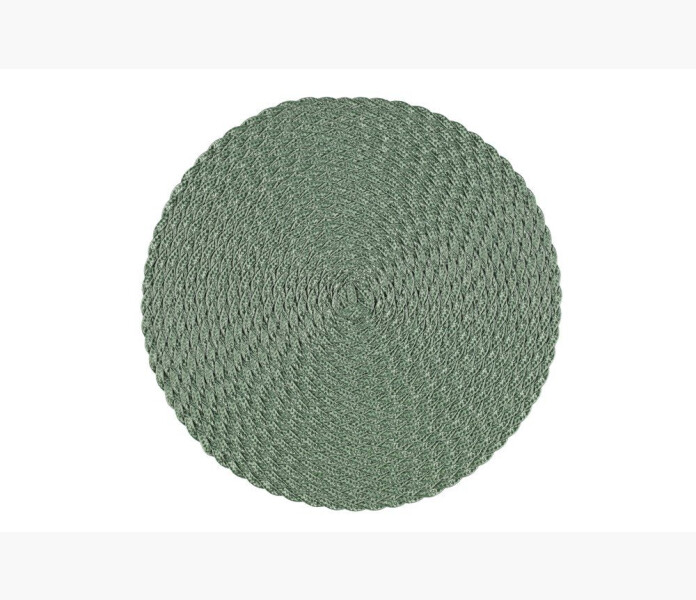 Bordstablett flatad rund 38cm gron image