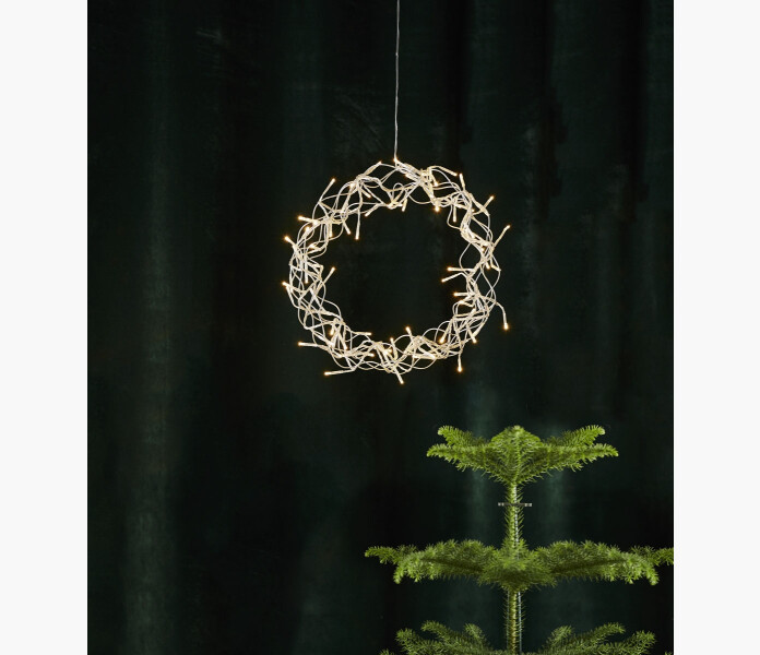 Star Trading Curly Wreath krans silver 30cm  image