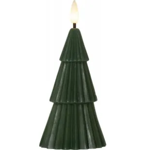 Flamme Grany LED-ljus grön 15cm kuva