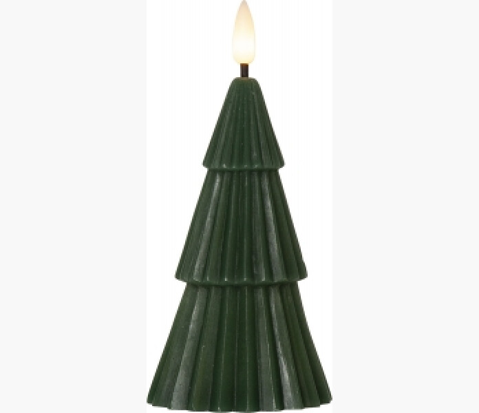 Flamme Grany LED ljus gron 15cm kuva