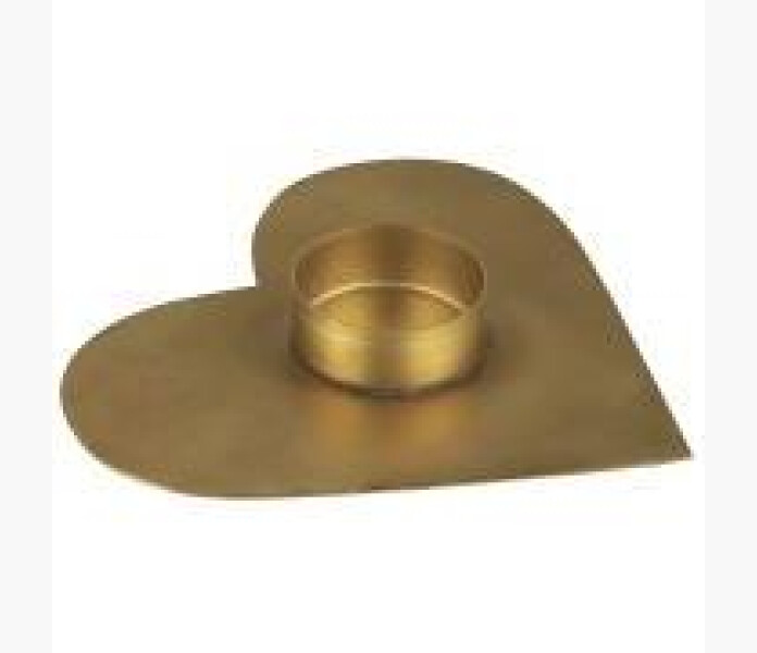 Stillenat ljushallare guld hjarta image