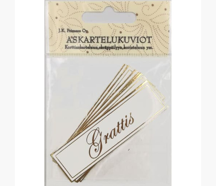Hobbyfigurer Grattis i guld image