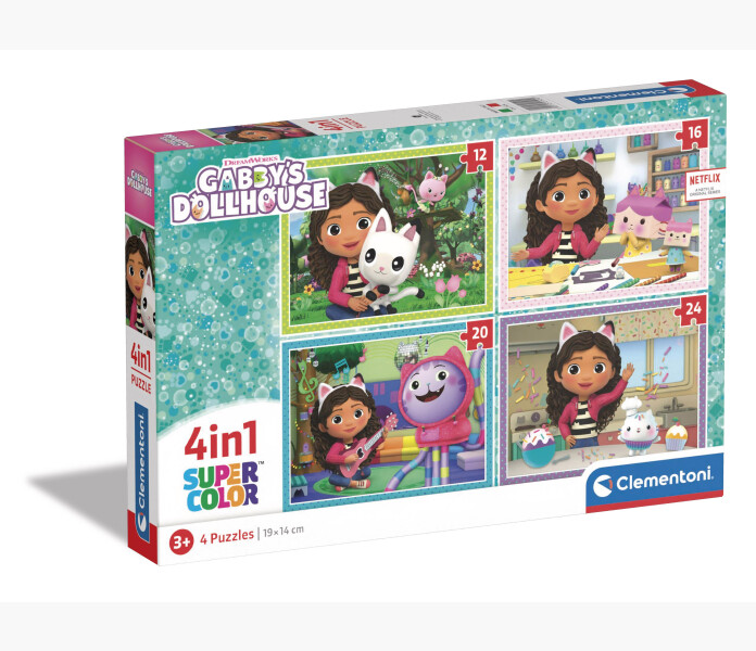 Clementoni pussel Gabys Dollhouse 4 in 1 kuva