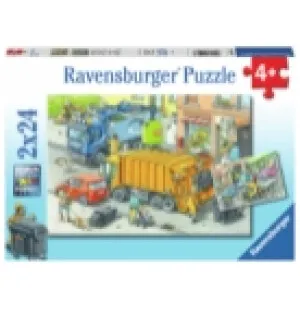 Ravensburger pussel Working Trucks 2x24 bt image