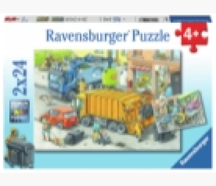 Ravensburger pussel Working Trucks 2x24 bt image