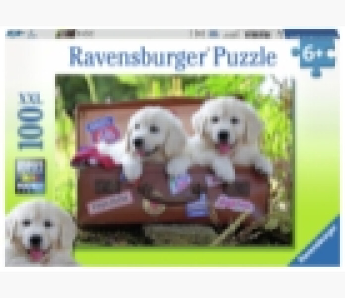 Ravensburger pussel hundar pa resa 100bit kuva