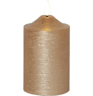 Star Trading flamme wax led ljus 15 cm beige kuva