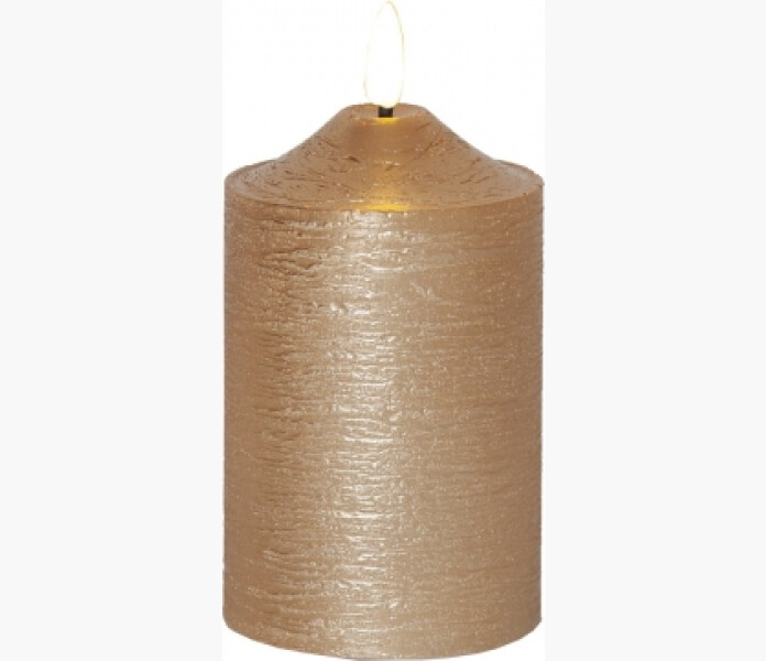 Star Trading flamme wax led ljus 15 cm guld image