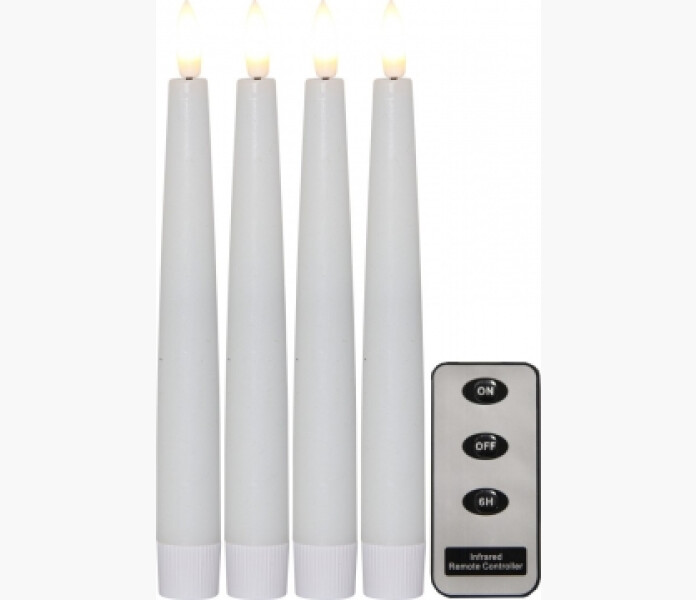 Startrading flamme slim led ljus 20cm 4st image