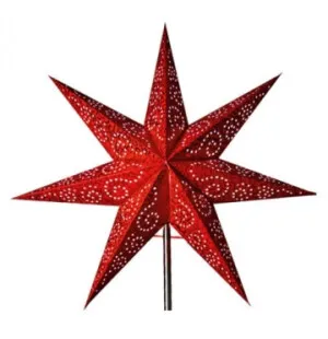 Star Trading antique star reserv röd 48cm kuva