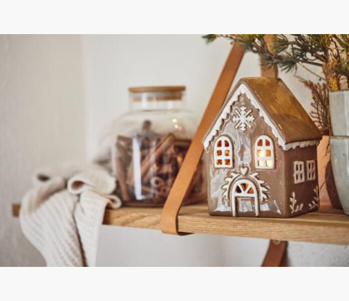 IB Laursen Stillenat Lykthus Pepparkaka snoflinga kuva