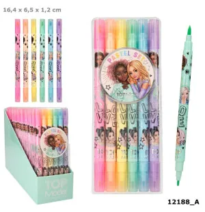 Topmodel tuscher pastell kuva