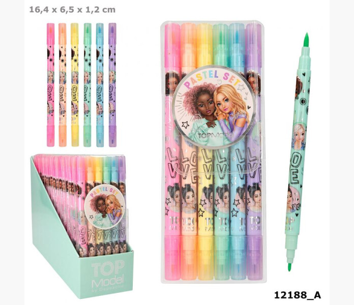 Topmodel tuscher pastell image