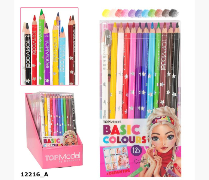 TopModel fargpennor 12st kuva