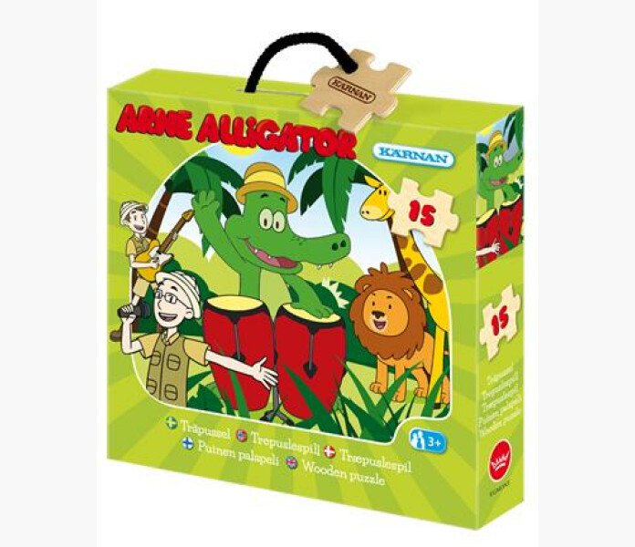 PUSSEL 15 bitar ARNE ALLIGATOR image