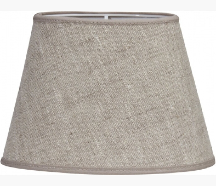 PR Home Oval Lampskarm 25cm Lin lj.beige kuva