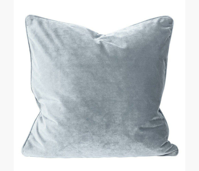 Kuddfodral Elise sammet 45x45cm Bla kuva