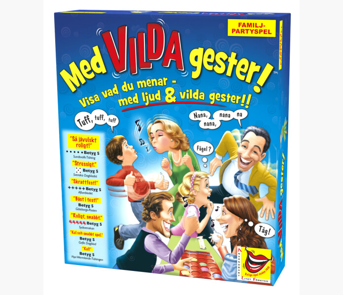 Med vilda gester kuva