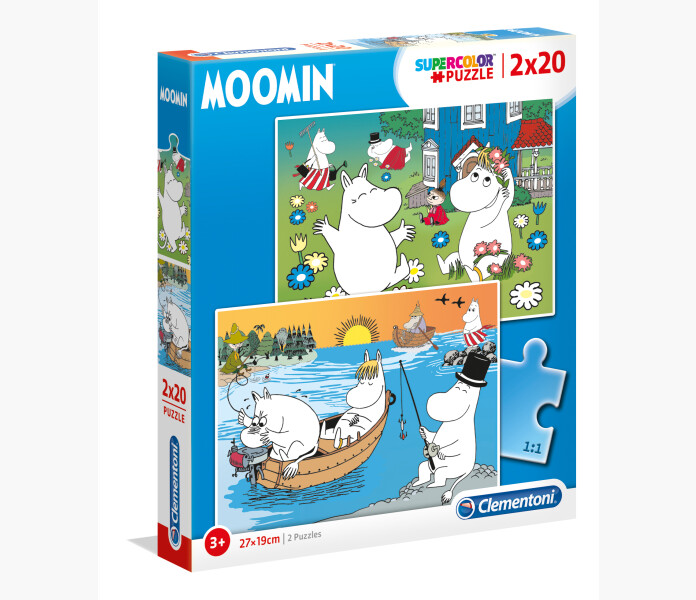 Mumin pussel 2x20 bitar kuva