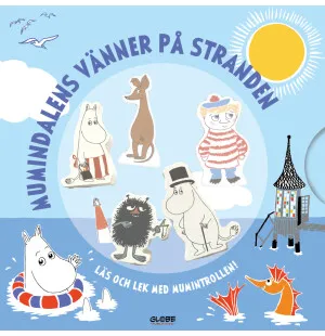 Mumindalens vänner på stranden kuva