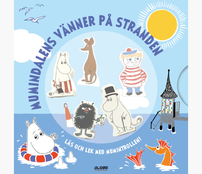 Mumindalens vanner pa stranden kuva