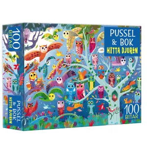 Pussel & Bok. Hitta djuren! 6-9 år image