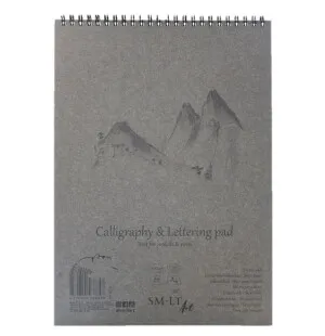 SMLT Kalligrafiblock 100g A4 50 ark spiral image