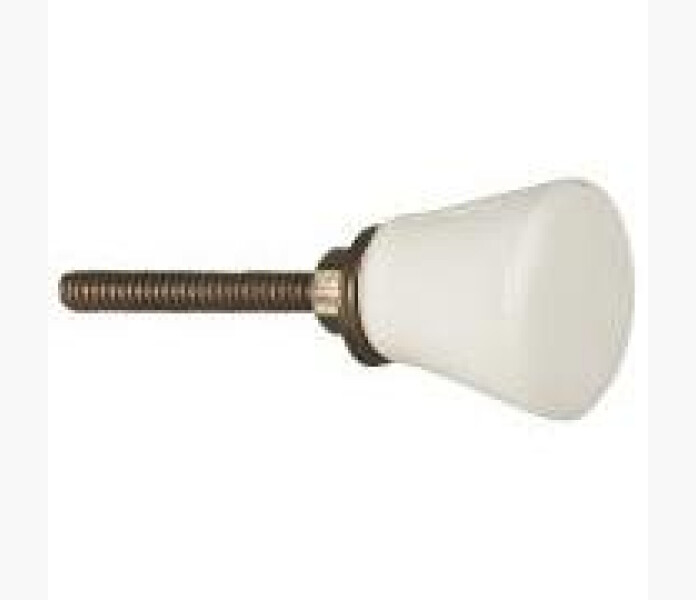 IB Laursen dorrknopp i keramik vit 22 x 25cm kuva