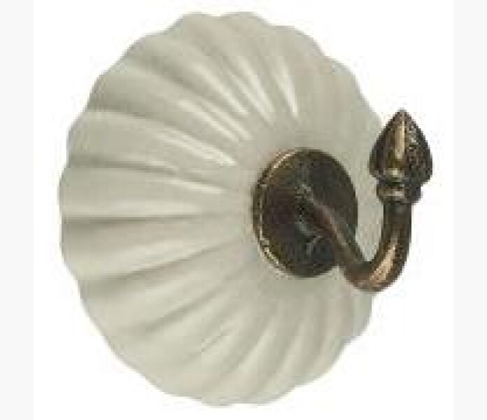 IB Laursen Krok i metall keramik cream 45x5cm kuva