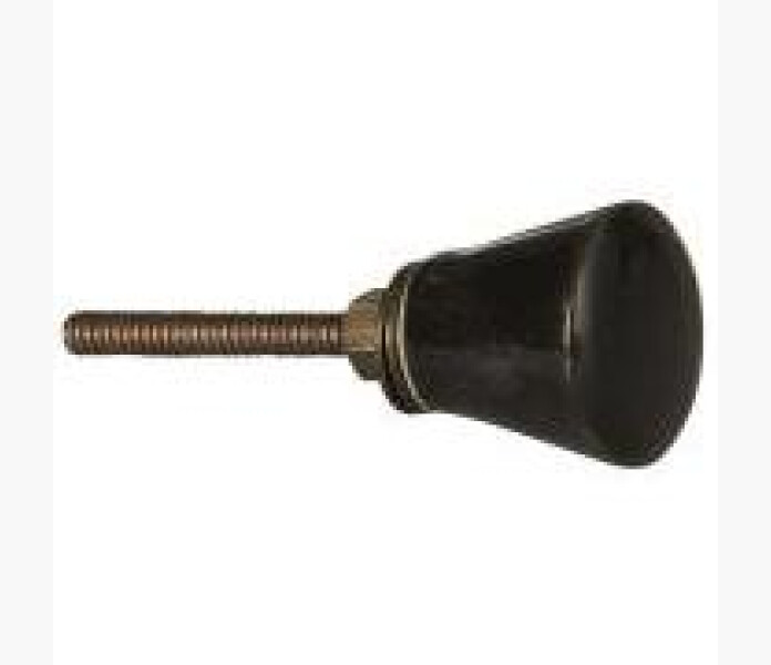 IB Laursen dorrknopp i keramik svart 22 x 25cm kuva