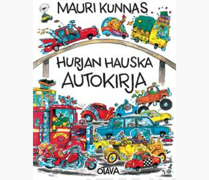 Hurjan hauska autokirja kuva