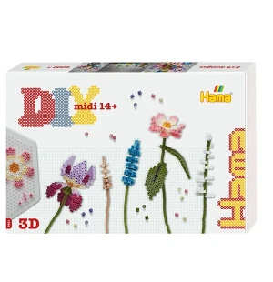 Hama midi Blombukett 3D 6000 pärlor kuva