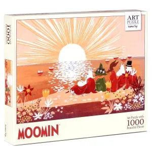 Mumin Pussel konstpussel röd 1000 bitar image