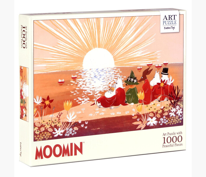 Mumin Pussel konstpussel rod 1000 bitar kuva