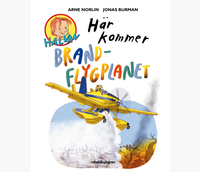 Halvan har kommer brandflygplanet image