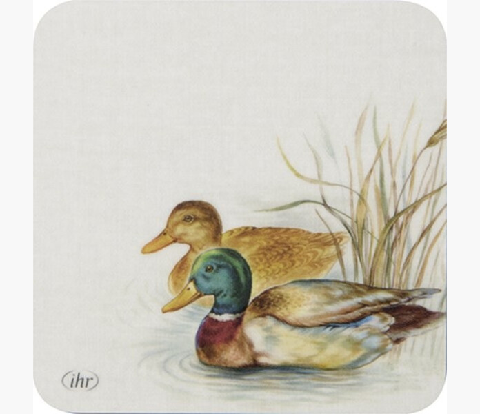 Ihr Glasunderlagg Hunted Ducks cream kuva