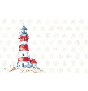 Ihr Frukostbricka Lighthouse cream, 23,5x14,5cm image