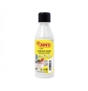 Jovidecor Akrylfärg vit, 250ml kuva