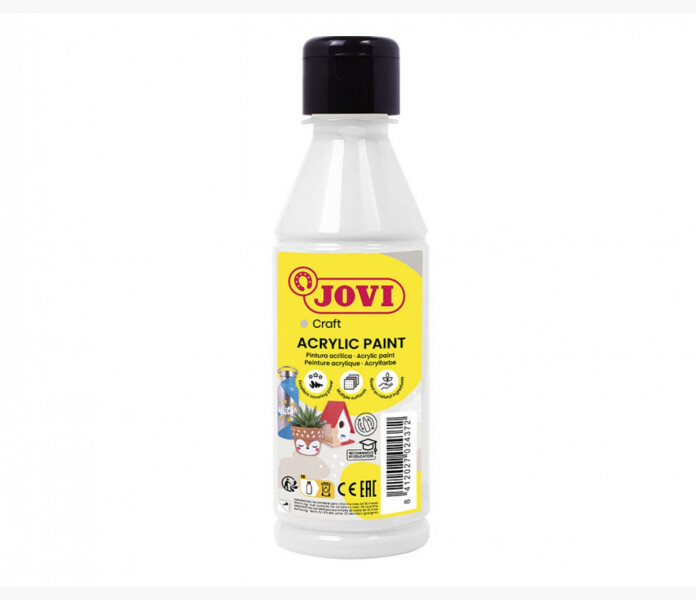 Jovidecor Akrylfarg vit 250ml kuva